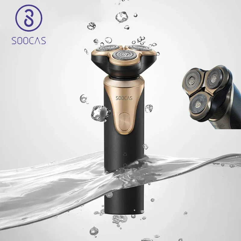 SOOCAS S3 Electric Shaver Men's Razor Beard Trimmer Machine Rechargeable Waterproof Beard Knife 3 Blades Portable For Travel
SOOCAS S3 Electric Shaver Men's Razor Beard Trimmer Machine Rechargeable Waterproof Beard Knife 3 Blades Portable For Travel