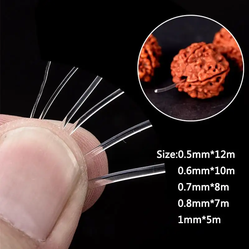 0.5-1mm Stretch Necklace Crystal Thread Hot Sale 1 Roll DIY Elastic Thread Round Beads String Jewelry Accessories Clear
0.5-1mm Stretch Necklace Crystal Thread Hot Sale 1 Roll DIY Elastic Thread Round Beads String Jewelry Accessories Clear
