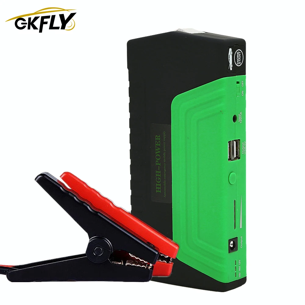 

GKFLY High Capacity Car Jump Starter Power Bank 12V 600A Portable Starting Device Car Charger For Car Battery Booster Buster