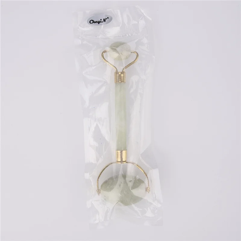 CkeyiN Facial Roller Massage Double Head Natural Jade Face Neck Slimmer Handmade Face Massage V-shape face-lift tool
CkeyiN Facial Roller Massage Double Head Natural Jade Face Neck Slimmer Handmade Face Massage V-shape face-lift tool
