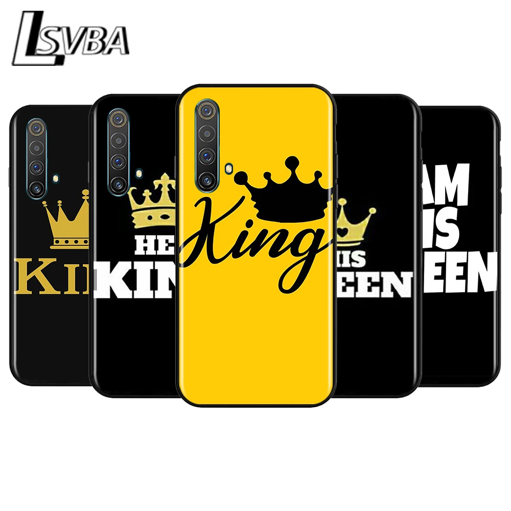 King Queen Crown Shockproof Cover for OPPO Realme7 7i 6 5 3 2 Pro C1 C2 Black Phone Case Shell Soft Fundas Coque Capa
King Queen Crown Shockproof Cover for OPPO Realme7 7i 6 5 3 2 Pro C1 C2 Black Phone Case Shell Soft Fundas Coque Capa
