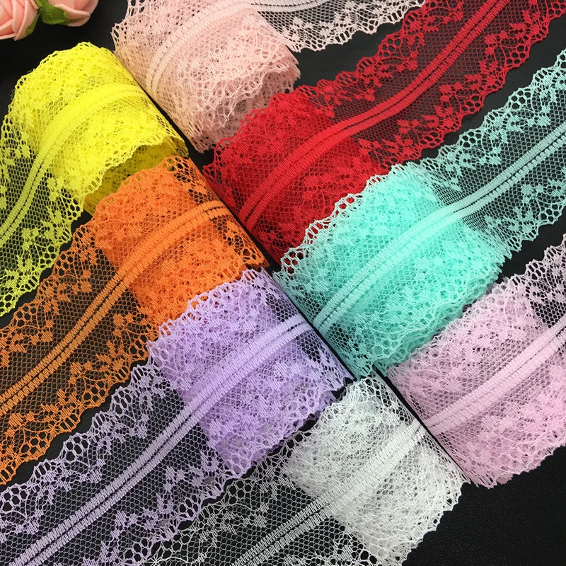 10yds 40mm Wide Bilateral Handicrafts Embroidered Net Lace Trim Ribbon Wedding/Birthday/Christmas/Bow Decorations 
10yds 40mm Wide Bilateral Handicrafts Embroidered Net Lace Trim Ribbon Wedding/Birthday/Christmas/Bow Decorations