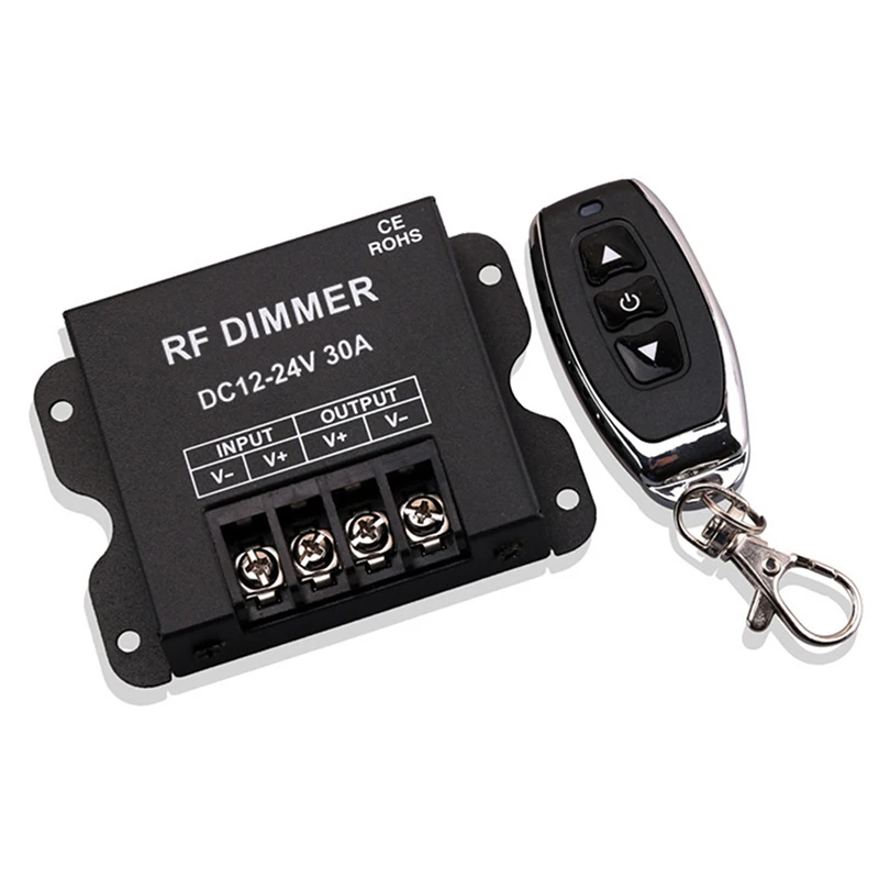 LED Dimmer 3-Button RF High-Power Wireless Remote Control DC12-24V Monochromatic Light Dimmer
LED Dimmer 3-Button RF High-Power Wireless Remote Control DC12-24V Monochromatic Light Dimmer