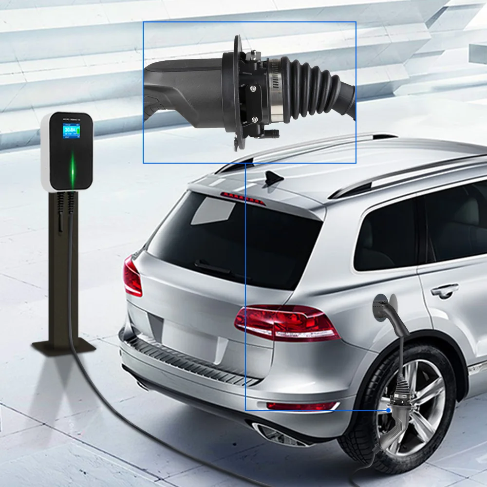 EV Charger Electric Car Adapter EVSE Charging Cable Type2 Inlet to Type1 Plug Flexible 32A 1 Phase For Chevrolet, Fiat 500e..
EV Charger Electric Car Adapter EVSE Charging Cable Type2 Inlet to Type1 Plug Flexible 32A 1 Phase For Chevrolet, Fiat 500e..