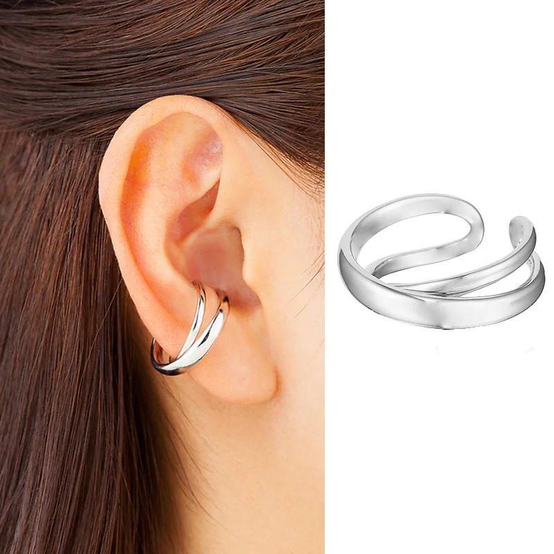 Two ways to wear niche ear hanging ear clips without pierced ears simple cold wind ear bone clip tide cochlear clip earrings
Two ways to wear niche ear hanging ear clips without pierced ears simple cold wind ear bone clip tide cochlear clip earrings