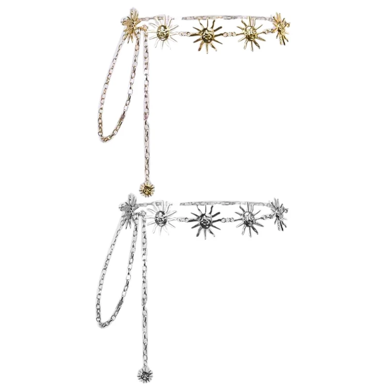 Gothic Punk Women Skinny Belt Vintage Harajuku Boho Metal Sun Pendant Charm High Waist Chain Beach Party Body Jewelry
Gothic Punk Women Skinny Belt Vintage Harajuku Boho Metal Sun Pendant Charm High Waist Chain Beach Party Body Jewelry