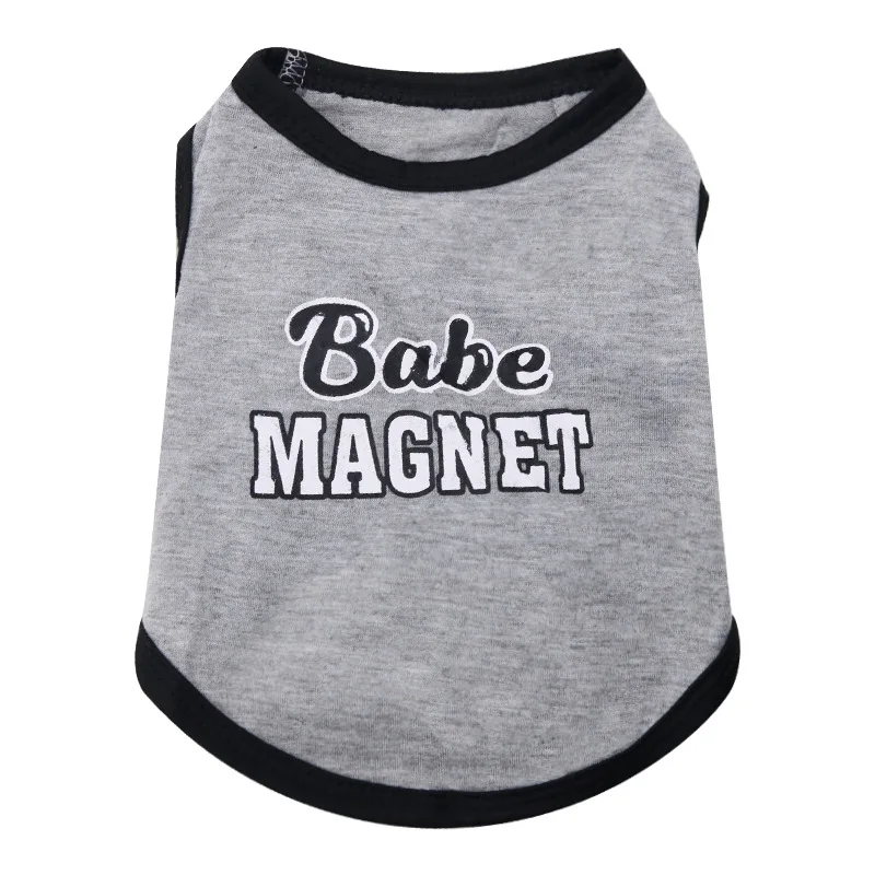 Dog Clothes Letter Printed Cotton Spring Summer Vest for Small Medium Puppy Cheap Clothing Teddy Pet Fashion Outfit Ropa Perro
Dog Clothes Letter Printed Cotton Spring Summer Vest for Small Medium Puppy Cheap Clothing Teddy Pet Fashion Outfit Ropa Perro
