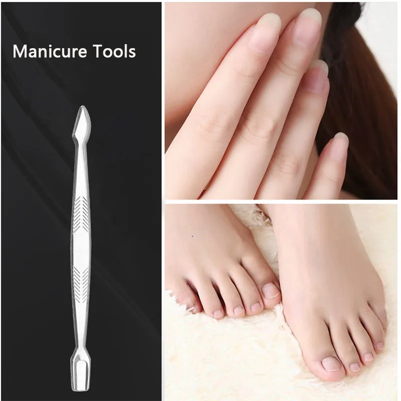 Double-headed Nail Cuticlue Pusher Multifunction Professional Cuticle Pusher Stainless Steel Manicure Spatula Semi-circular Art
Double-headed Nail Cuticlue Pusher Multifunction Professional Cuticle Pusher Stainless Steel Manicure Spatula Semi-circular Art