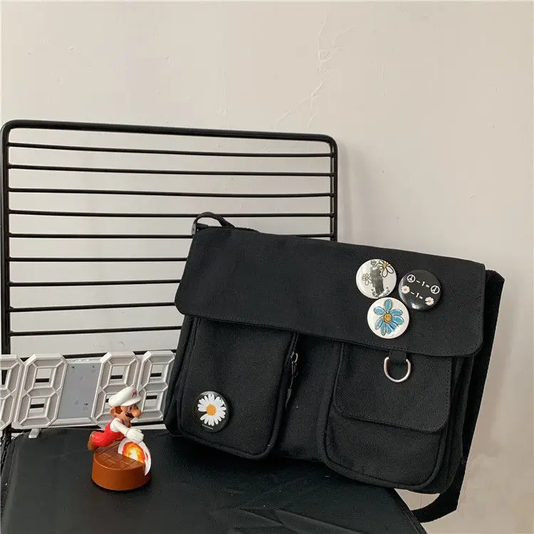 Canvas Diagonal Cross Bag Youth Fashion Casual Version Ladies Large Capacity Shoulder Bag Solid Color Women Messenger Bags
Canvas Diagonal Cross Bag Youth Fashion Casual Version Ladies Large Capacity Shoulder Bag Solid Color Women Messenger Bags