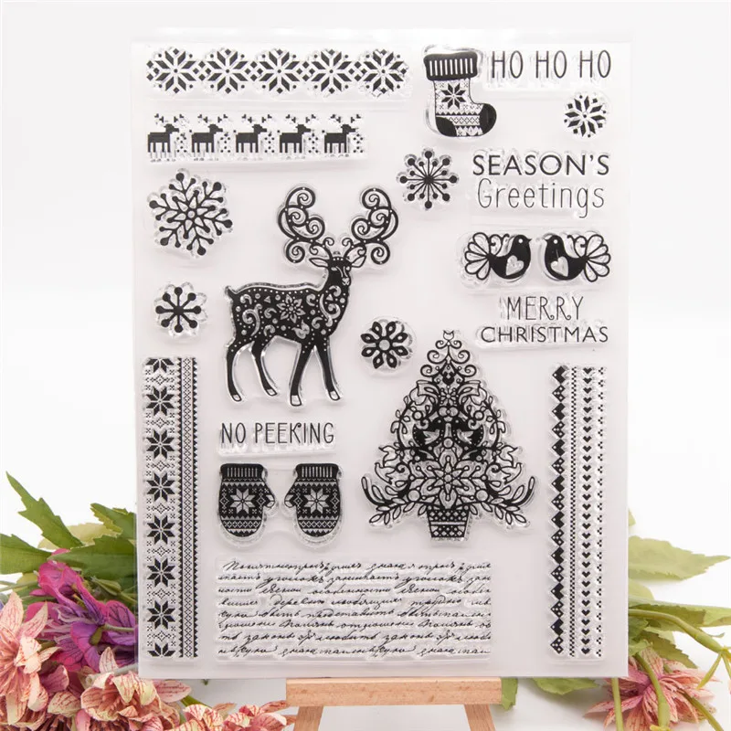 Cling Stamp of Fawn Snowflake Sika Deer Lace Decor Mandarinduck Scrapbooking Paper DIY Card Album Soft Seal Transparent Stencil
Cling Stamp of Fawn Snowflake Sika Deer Lace Decor Mandarinduck Scrapbooking Paper DIY Card Album Soft Seal Transparent Stencil