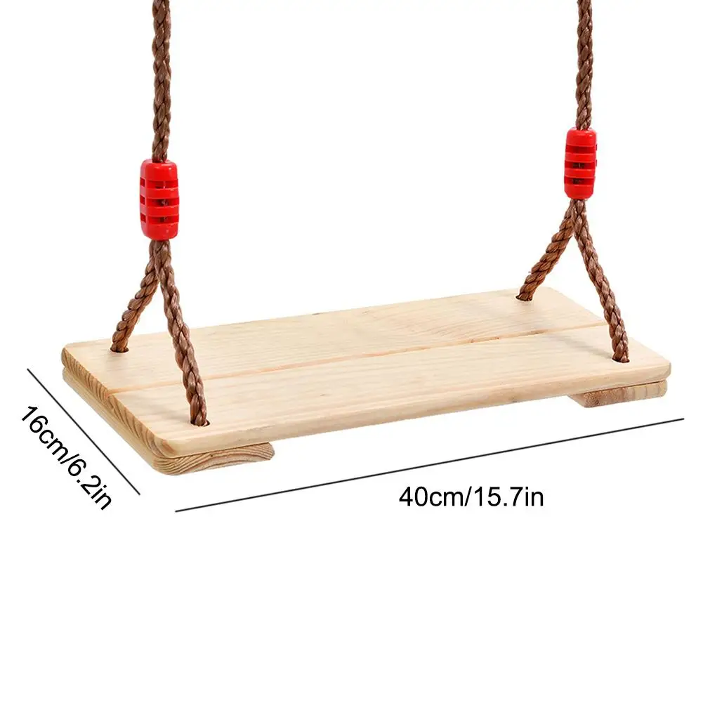 Wooden Swing Outdoor Playground Backyard Sports Adjustable Swing Set Hanging Tree Swing Seat Indoor Funny Educational Game
Wooden Swing Outdoor Playground Backyard Sports Adjustable Swing Set Hanging Tree Swing Seat Indoor Funny Educational Game