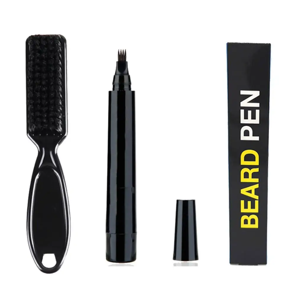 Beard Pen Barber Pencil With Brush Male Mustache Repair Shape Effective Enhance Facial Hair Waterproof Proof Sweatproof
Beard Pen Barber Pencil With Brush Male Mustache Repair Shape Effective Enhance Facial Hair Waterproof Proof Sweatproof