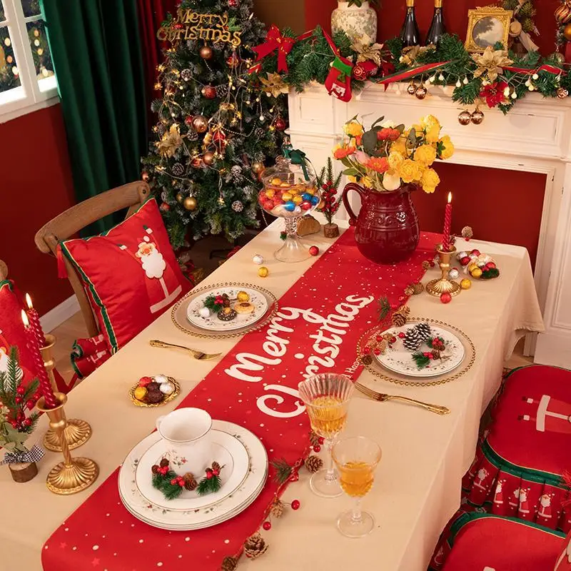 Christmas Cotton Linen Waterproof Table Runner Snowman Holiday Decoration Accessories Dining Kitchen Home Supplies Gift Party
Christmas Cotton Linen Waterproof Table Runner Snowman Holiday Decoration Accessories Dining Kitchen Home Supplies Gift Party
