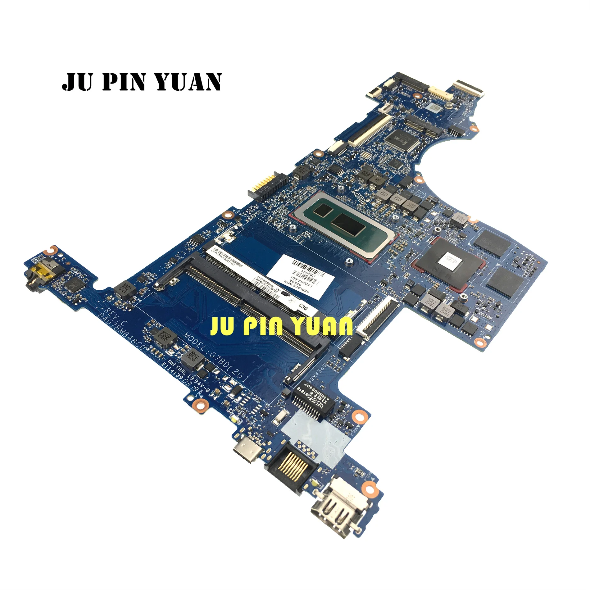 For HP Pavilion Laptop 15-CS 15T-CS Mainboard L50258-601 L50258-001 DAG7BMB48C0 With SRFFX i5-8265U MX250 2GB Full Tested OK
For HP Pavilion Laptop 15-CS 15T-CS Mainboard L50258-601 L50258-001 DAG7BMB48C0 With SRFFX i5-8265U MX250 2GB Full Tested OK
