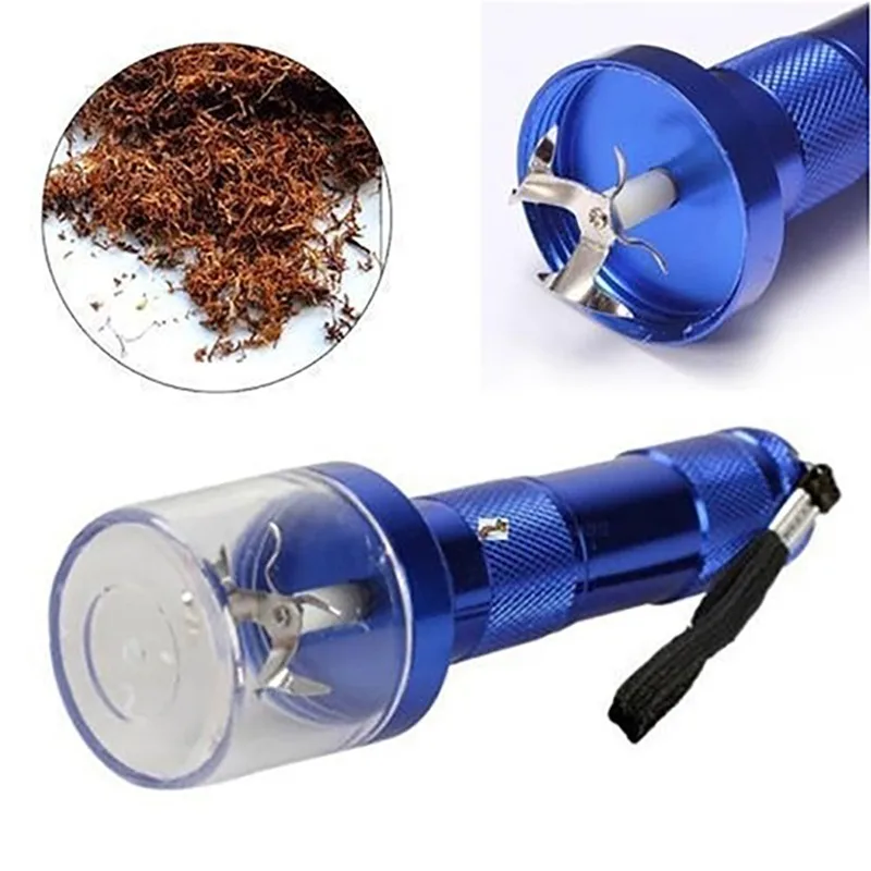 40MM Aluminum Electric Grinder Weed Herb Flashlight Shape Tobacco Shredder Tool Solid Seasoning Pepper Grinder Kitchen Supplies
40MM Aluminum Electric Grinder Weed Herb Flashlight Shape Tobacco Shredder Tool Solid Seasoning Pepper Grinder Kitchen Supplies