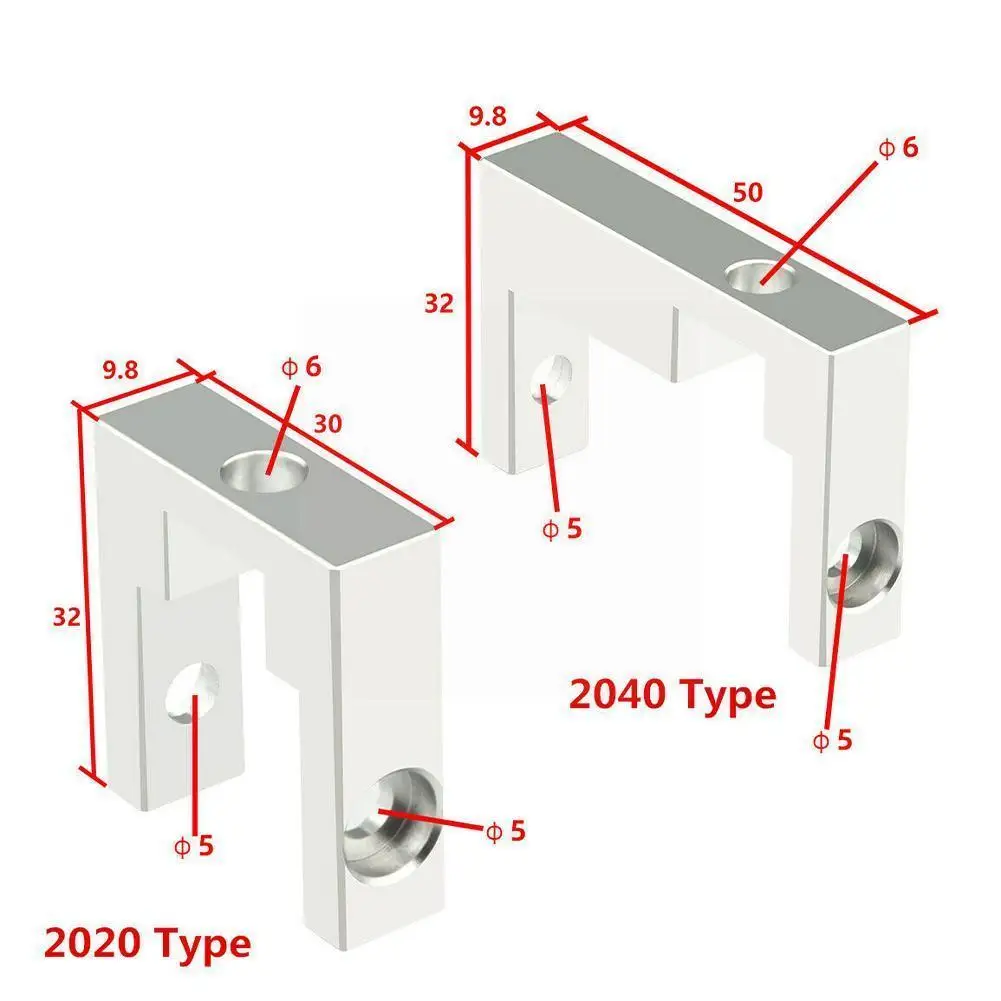 For BLV Ender-3 2020 2040 Profile Aluminum Fixing Block MGN12 Linear Guide Block For BLV Ender-3 Printer Parts 3D Accessori V5U8
For BLV Ender-3 2020 2040 Profile Aluminum Fixing Block MGN12 Linear Guide Block For BLV Ender-3 Printer Parts 3D Accessori V5U8