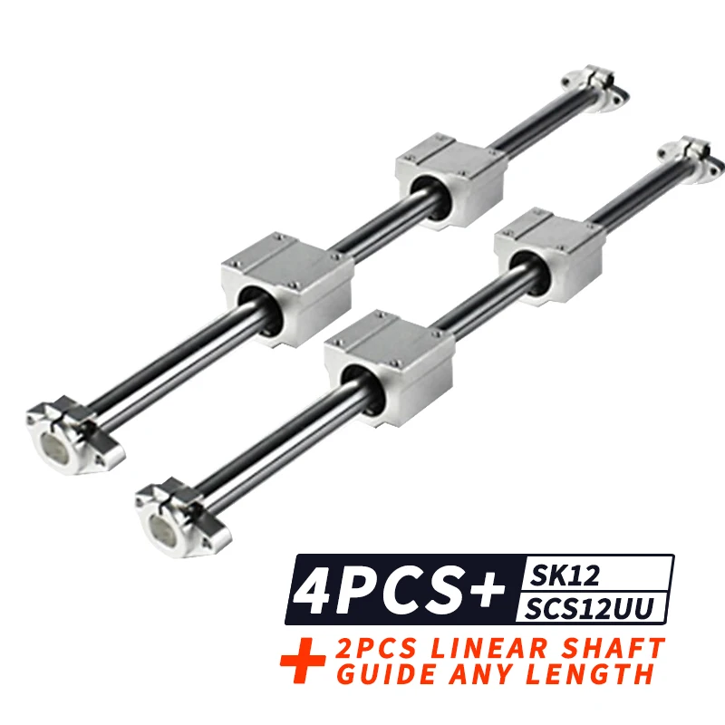 Круглый линейный рельс 12 мм, линейный вал + Корпус линейного подшипника SCS12UU + линейный рельсовый зажим SK12 для линейной направляющей 3D-принте...
Круглый линейный рельс 12 мм, линейный вал + Корпус линейного подшипника SCS12UU + линейный рельсовый зажим SK12 для линейной направляющей 3D-принте...