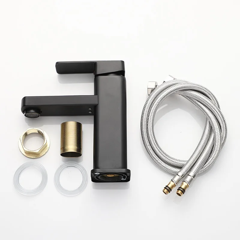 XUNSHINI Square Black/Chrome Bathroom Basin Faucet Tall Washbasin Mixer Tap Sink Faucet Single hole Torneira da bacia
XUNSHINI Square Black/Chrome Bathroom Basin Faucet Tall Washbasin Mixer Tap Sink Faucet Single hole Torneira da bacia