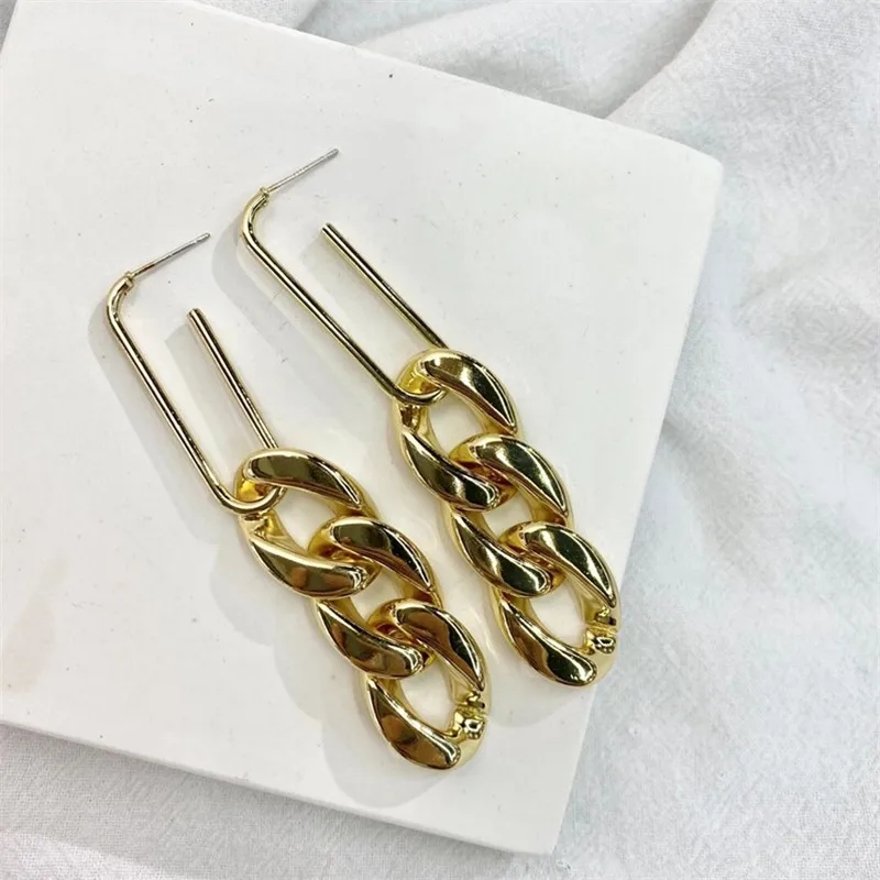 Style Restoring Ancient Ways Punk Metal Geometry Tassel Earrings Long Chain Joker Stud Earrings Female New Jewelry Accessories
Style Restoring Ancient Ways Punk Metal Geometry Tassel Earrings Long Chain Joker Stud Earrings Female New Jewelry Accessories