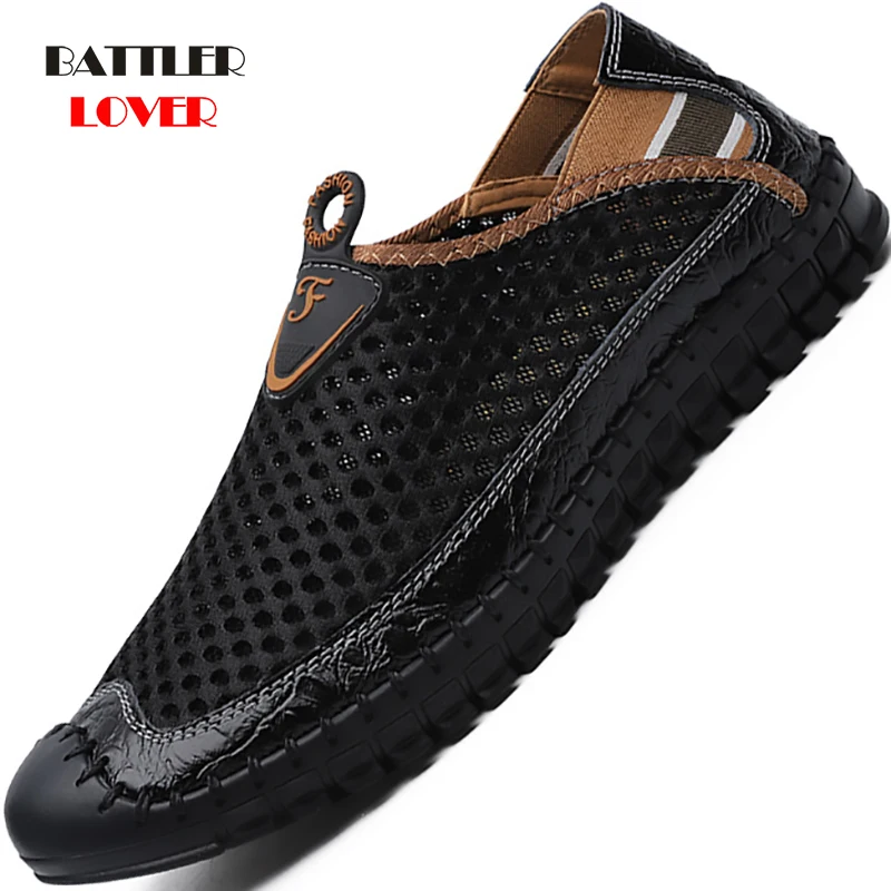 New Men Casual Shoes Summer Breathable Mesh Shoe for Male Fashion Loafers Soft Comfortable Flats Zapatos Hombre Plus Size 39-48
New Men Casual Shoes Summer Breathable Mesh Shoe for Male Fashion Loafers Soft Comfortable Flats Zapatos Hombre Plus Size 39-48