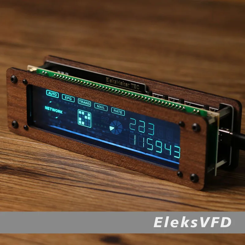 Фото Настольные часы VFD флуоресцентные трубки креативные Ретро электронные украшение(Aliexpress на русском)