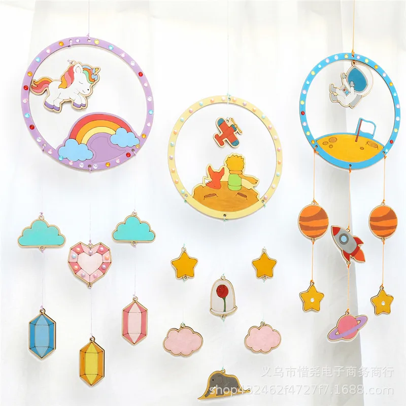 Korean handmade diy hut making materials kindergarten new year toys graffiti wind chimes ornaments dream catcher home decor
Korean handmade diy hut making materials kindergarten new year toys graffiti wind chimes ornaments dream catcher home decor