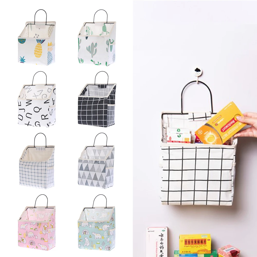 1PC Lattice Cotton Linen Hanging Storage Bag With Hook Magazine Holder Dorm Bedside Organizer Room Bed Pocket Home Storage Tools
1PC Lattice Cotton Linen Hanging Storage Bag With Hook Magazine Holder Dorm Bedside Organizer Room Bed Pocket Home Storage Tools