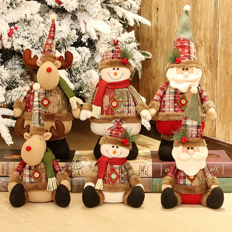 Christmas Gifts for Children 2021 New Christmas Short-legged Elderly Snowman Dolls Christmas Decorations
Christmas Gifts for Children 2021 New Christmas Short-legged Elderly Snowman Dolls Christmas Decorations