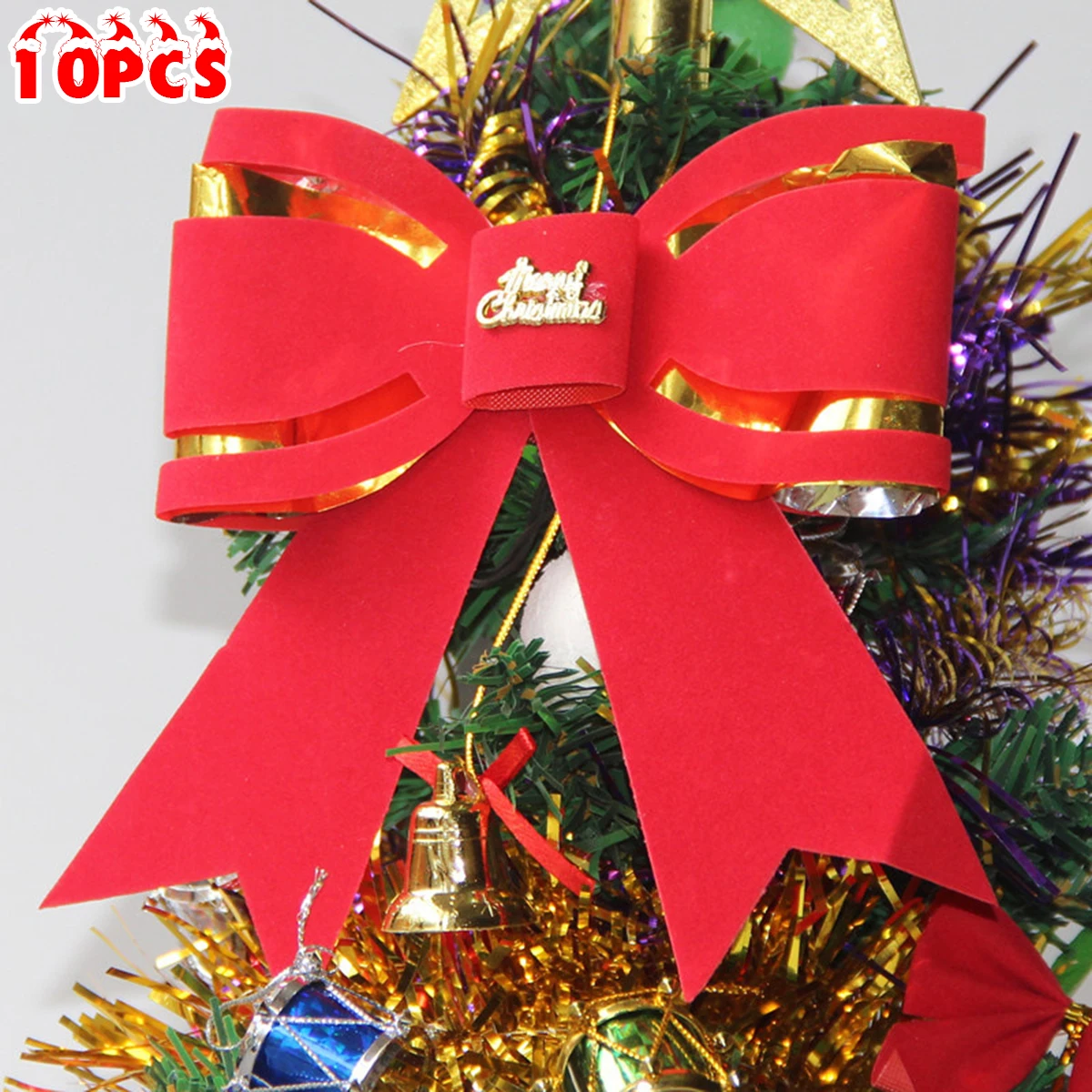 10Pcs Christmas Large Bows Christmas Tree Bowknot Ornaments Party Gift Present For Xmas Navidad Tree Decoration
10Pcs Christmas Large Bows Christmas Tree Bowknot Ornaments Party Gift Present For Xmas Navidad Tree Decoration
