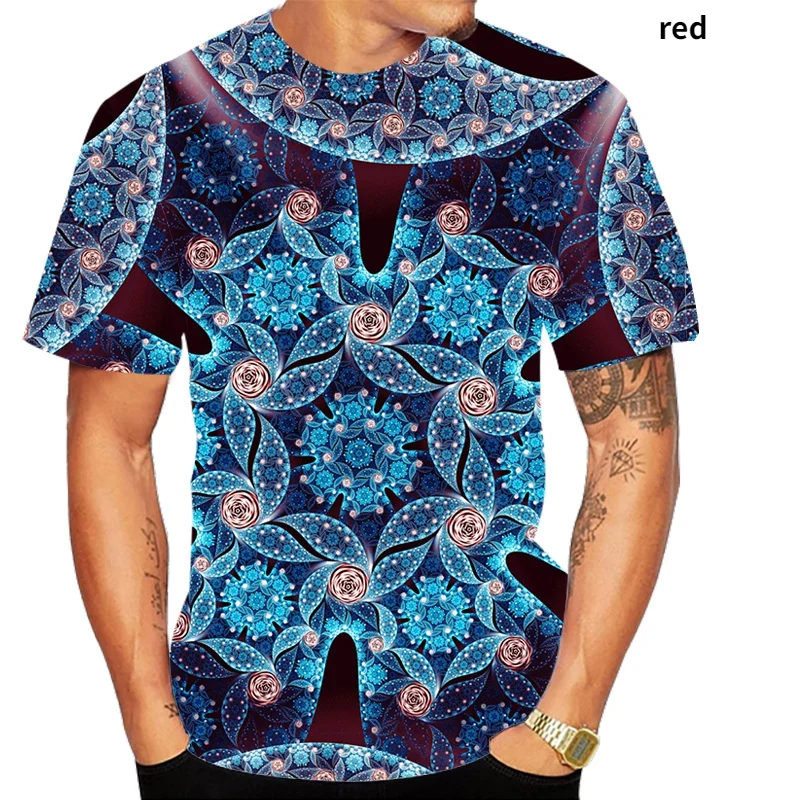 Men's geometric 3D three-dimensional fractal digital printing shirt summer fashion fun casual fashion short-sleeved T-shirt
Men's geometric 3D three-dimensional fractal digital printing shirt summer fashion fun casual fashion short-sleeved T-shirt