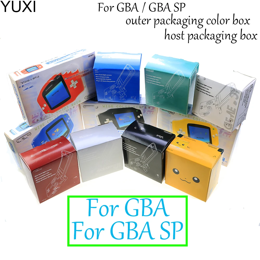 YUXI 1PCS For Gameboy Advance SP GBA SP Protector Box Packing Carton For GBA Game Console Packing Boxes
YUXI 1PCS For Gameboy Advance SP GBA SP Protector Box Packing Carton For GBA Game Console Packing Boxes