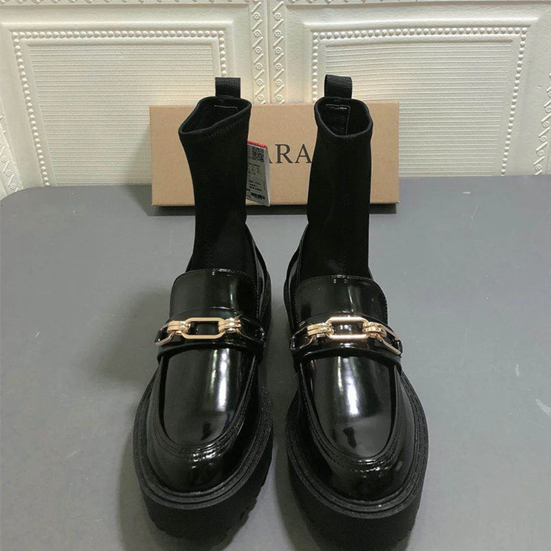 Women Stretch Platform Boots 2021 New Ladies Casual Ankle Stretch Fabric Socks Fashion Zar Martin Boots Woman Slip On Shoes
Women Stretch Platform Boots 2021 New Ladies Casual Ankle Stretch Fabric Socks Fashion Zar Martin Boots Woman Slip On Shoes