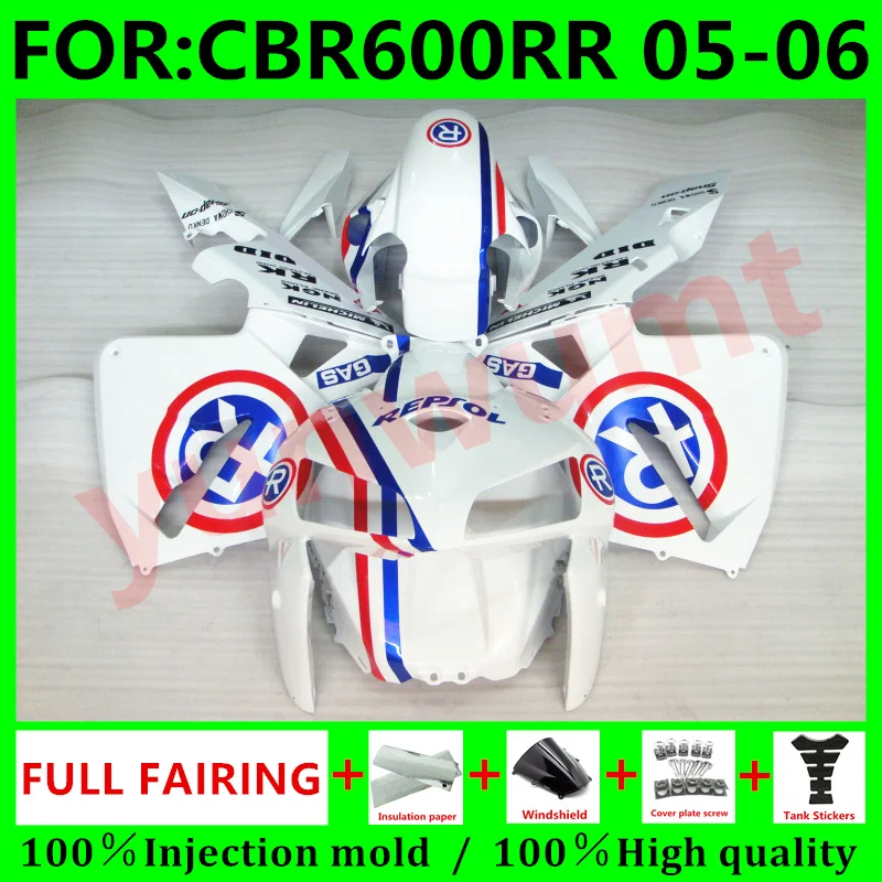 New ABS Motorcycle Whole Fairings Kit for HONDA CBR600RR F5 2005 2006 CBR600 RR CBR 600RR 05 06 Bodywork fairing set blue white
New ABS Motorcycle Whole Fairings Kit for HONDA CBR600RR F5 2005 2006 CBR600 RR CBR 600RR 05 06 Bodywork fairing set blue white