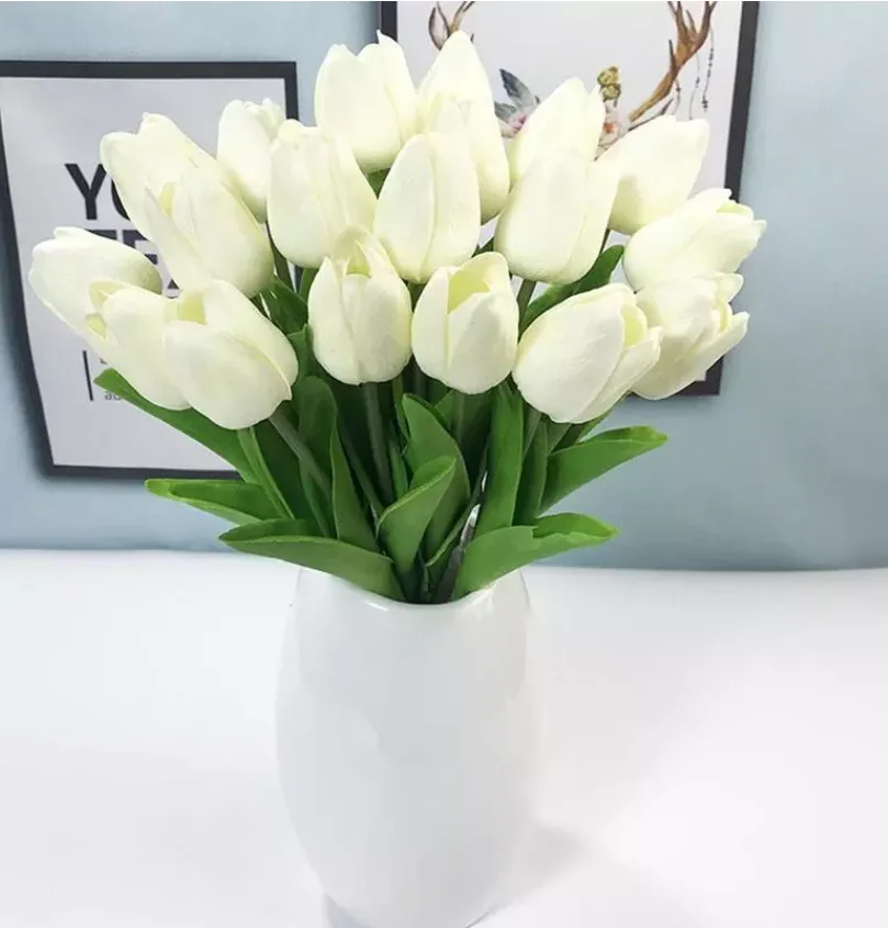 10PCS Tulip Artificial Flower Real Touch Artificial Bouquet Fake Flower for Wedding Decoration Flowers Home Garen Decor
10PCS Tulip Artificial Flower Real Touch Artificial Bouquet Fake Flower for Wedding Decoration Flowers Home Garen Decor
