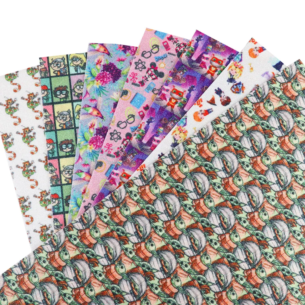 20*36cm glitter artificial leather suit fine powder printed artificial leather sewing garment hair bow craft materials 
20*36cm glitter artificial leather suit fine powder printed artificial leather sewing garment hair bow craft materials