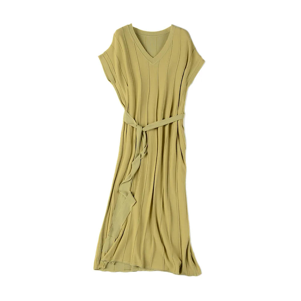 Lurex V Neck A-Line Dress Woman Short Sleeve Elastic Knit Dress Woman Basic V-Neck Dresses Summer sukienka de verano Strap
Lurex V Neck A-Line Dress Woman Short Sleeve Elastic Knit Dress Woman Basic V-Neck Dresses Summer sukienka de verano Strap