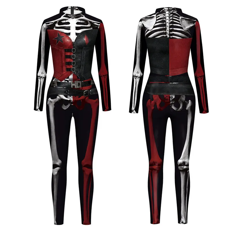 Anime Halloween Party Scary Cosplay Costumes Women's Bodysuit Skeleton Long Sleeve Jumpsuit Carnival Outfit Game Streetwear 2021
Anime Halloween Party Scary Cosplay Costumes Women's Bodysuit Skeleton Long Sleeve Jumpsuit Carnival Outfit Game Streetwear 2021