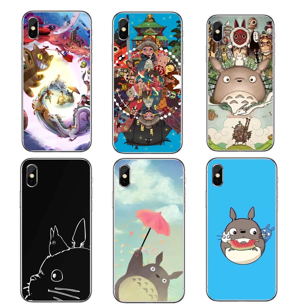 Аниме тобонито Тоторо аниме Миядзаки для путешествий мягкий ТПУ чехол iPhone11 X 8 7 6