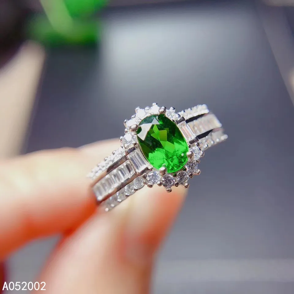 KJJEAXCMY fine jewelry natural Diopside 925 sterling silver women gemstone ring support test exquisite
KJJEAXCMY fine jewelry natural Diopside 925 sterling silver women gemstone ring support test exquisite