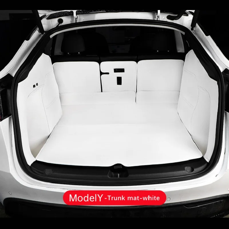 Tesla модель 3 Y под заказ коврик для багажника Аксессуары для салона автомобиля прочный кожаный коврик для Tesla коврик для багажника белый
Tesla модель 3 Y под заказ коврик для багажника Аксессуары для салона автомобиля прочный кожаный коврик для Tesla коврик для багажника белый