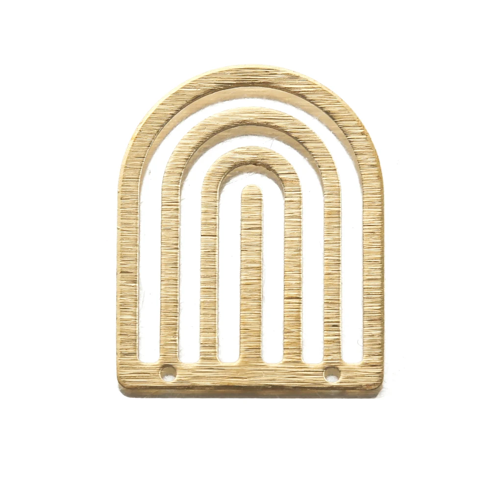 Textured Brass Rainbow Charms Connectors Arch Pendant for Handmade Necklace Polymer Clay Earrings Diy Jewelry Making Supplies 
Textured Brass Rainbow Charms Connectors Arch Pendant for Handmade Necklace Polymer Clay Earrings Diy Jewelry Making Supplies