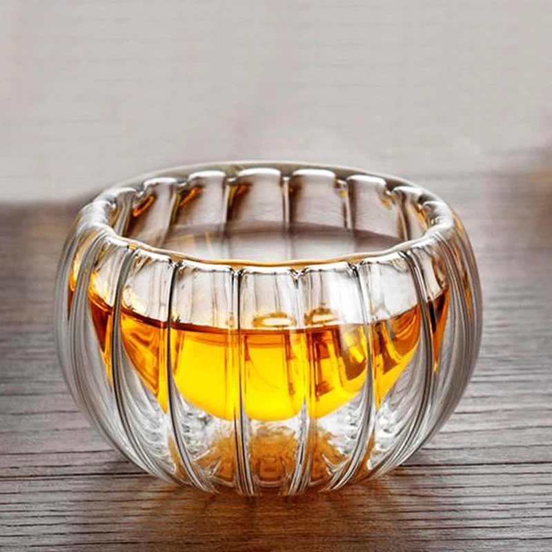 50ml Double Wall Pumpkin Shape Tea Cups Heat Resistant Double Layer Glass Teacup Drinkware Creative Gift
50ml Double Wall Pumpkin Shape Tea Cups Heat Resistant Double Layer Glass Teacup Drinkware Creative Gift