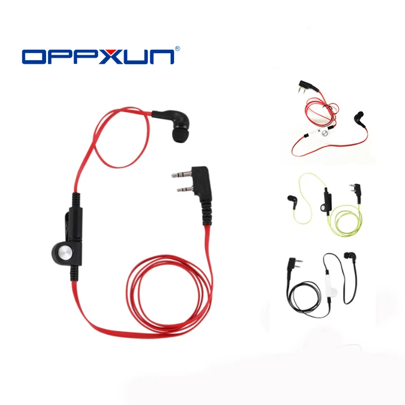 OPPXUN Speaker Headset Noodle Headset Cord Three Colors Universal K-Head TYT Baofeng UV 5R Bf-888S Two Way Radio Dropshipping
OPPXUN Speaker Headset Noodle Headset Cord Three Colors Universal K-Head TYT Baofeng UV 5R Bf-888S Two Way Radio Dropshipping