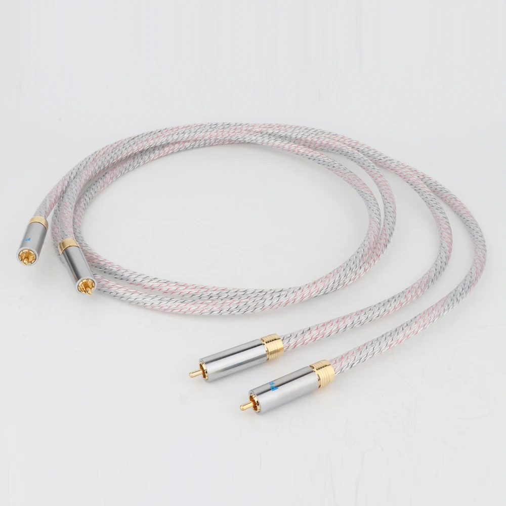 Pair Nordost Valhalla 7N silver plated audio RCA interconnect cable with Carbon fiber RCA plug connector
Pair Nordost Valhalla 7N silver plated audio RCA interconnect cable with Carbon fiber RCA plug connector