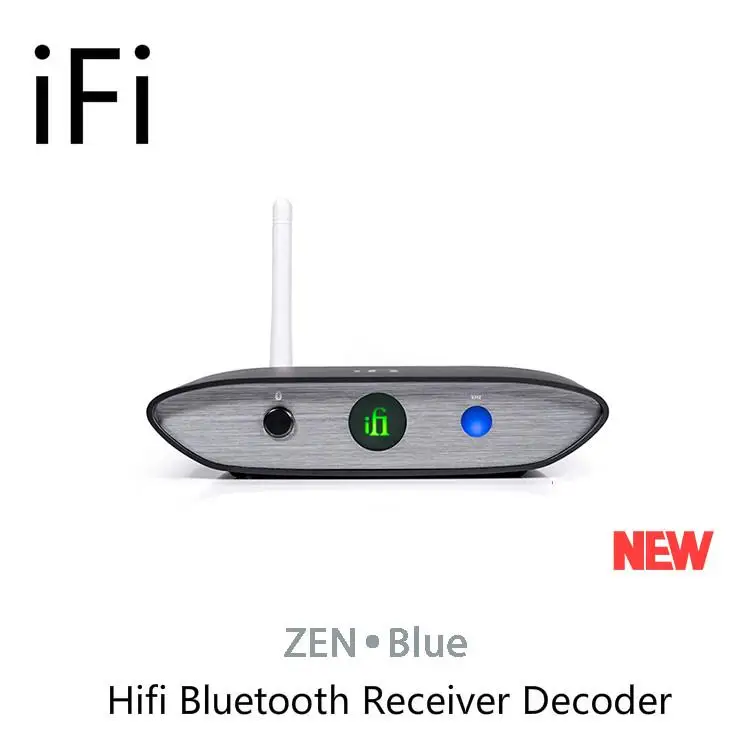 

IFi ZEN Blue Bluetoth 5.0 Receiver Wireless Decoder HiFi Music Qualcomm 5100 APTX HD LDAC Loudspeaker Box DSD DAC