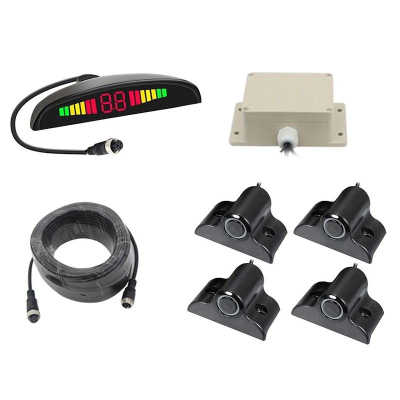 Truck Bus Camper Led Parking Sensor Parktronic Display 4 Sensors Reverse Backup Assistance Detector Monitor System
Truck Bus Camper Led Parking Sensor Parktronic Display 4 Sensors Reverse Backup Assistance Detector Monitor System