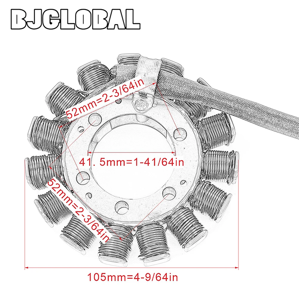 Engine Generator Stator Coil For Yamaha Raider S 1900 XV XV1900 Roadliner Stratoliner Midnight 1D7-81410-00-00 1D7-81410-01-00
Engine Generator Stator Coil For Yamaha Raider S 1900 XV XV1900 Roadliner Stratoliner Midnight 1D7-81410-00-00 1D7-81410-01-00