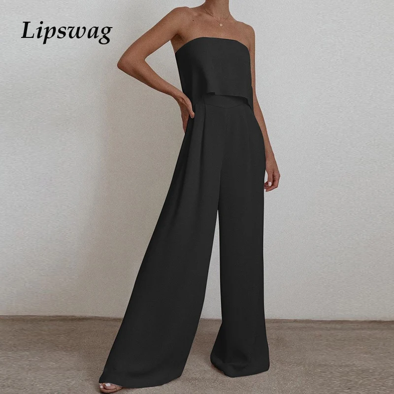 Женский летний комплект из 2 предметов, сексуальный топ бандо без бретелек и повседневные Широкие штаны, домашний модный элегантный наряд, у... 
Женский летний комплект из 2 предметов, сексуальный топ бандо без бретелек и повседневные Широкие штаны, домашний модный элегантный наряд, у...