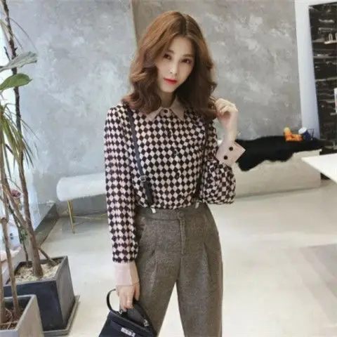 New shirt top foreign style small fragrance suit autumn women's mature temperament pants two piece set
New shirt top foreign style small fragrance suit autumn women's mature temperament pants two piece set