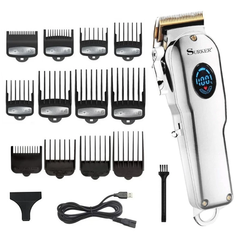 Cord/Cordless barber hair clipper professional hair trimmer electric pro hair cutting machine titanium blade Lithium Ion
Cord/Cordless barber hair clipper professional hair trimmer electric pro hair cutting machine titanium blade Lithium Ion